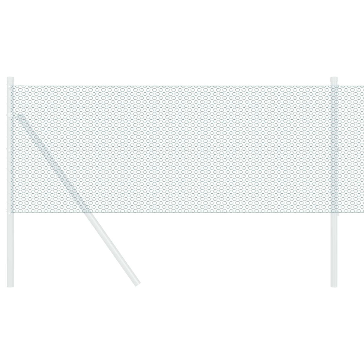 Vidaxl hexagon hek groen 0,6 x 10 m pvc
