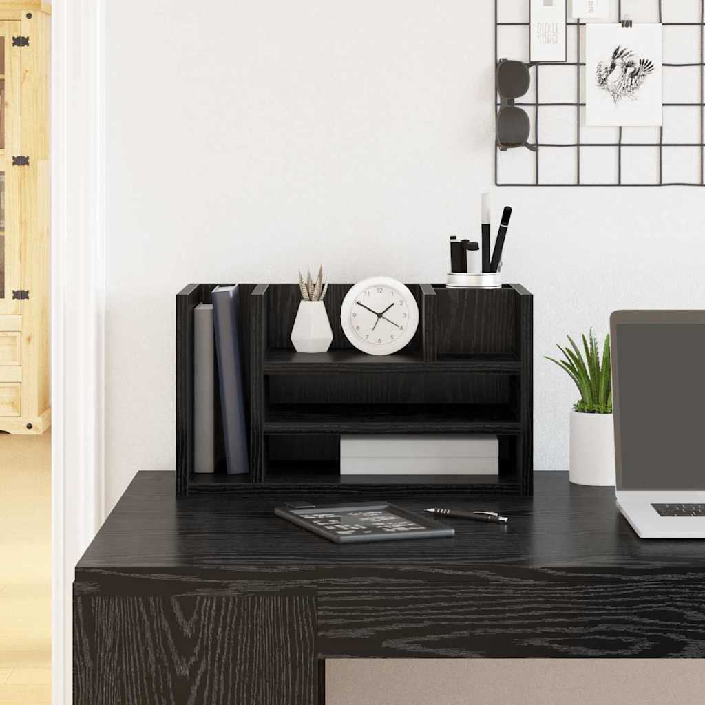Vidaxl bureau organizer oudhout 44,5 x 24 x 25 cm bewerkt hout