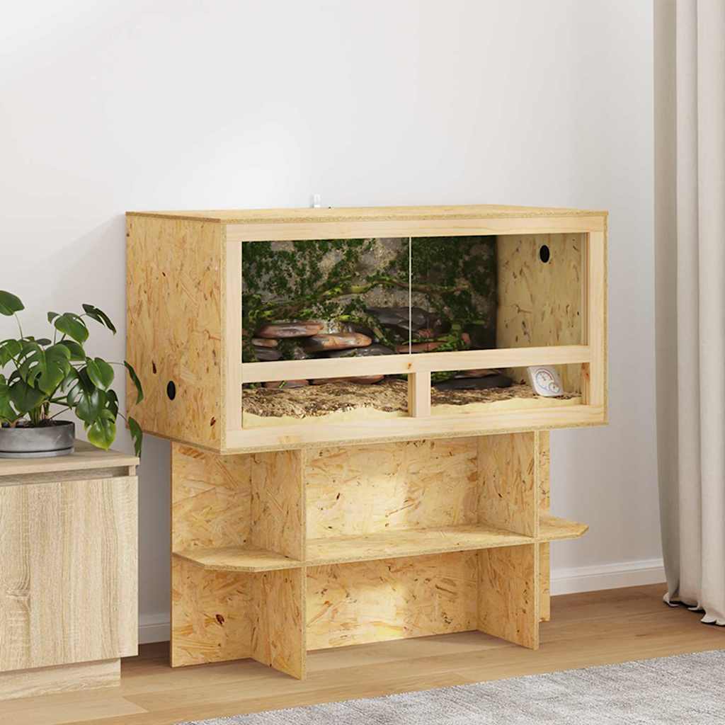 Vidaxl terrarium bruin 100 x 50 x 100 cm osb