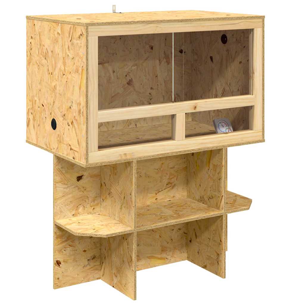 Vidaxl terrarium bruin 80 x 50 x 100 cm osb