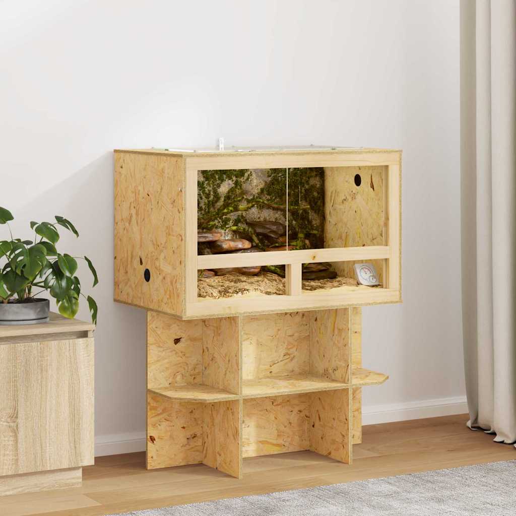 Vidaxl terrarium bruin 80 x 50 x 100 cm osb