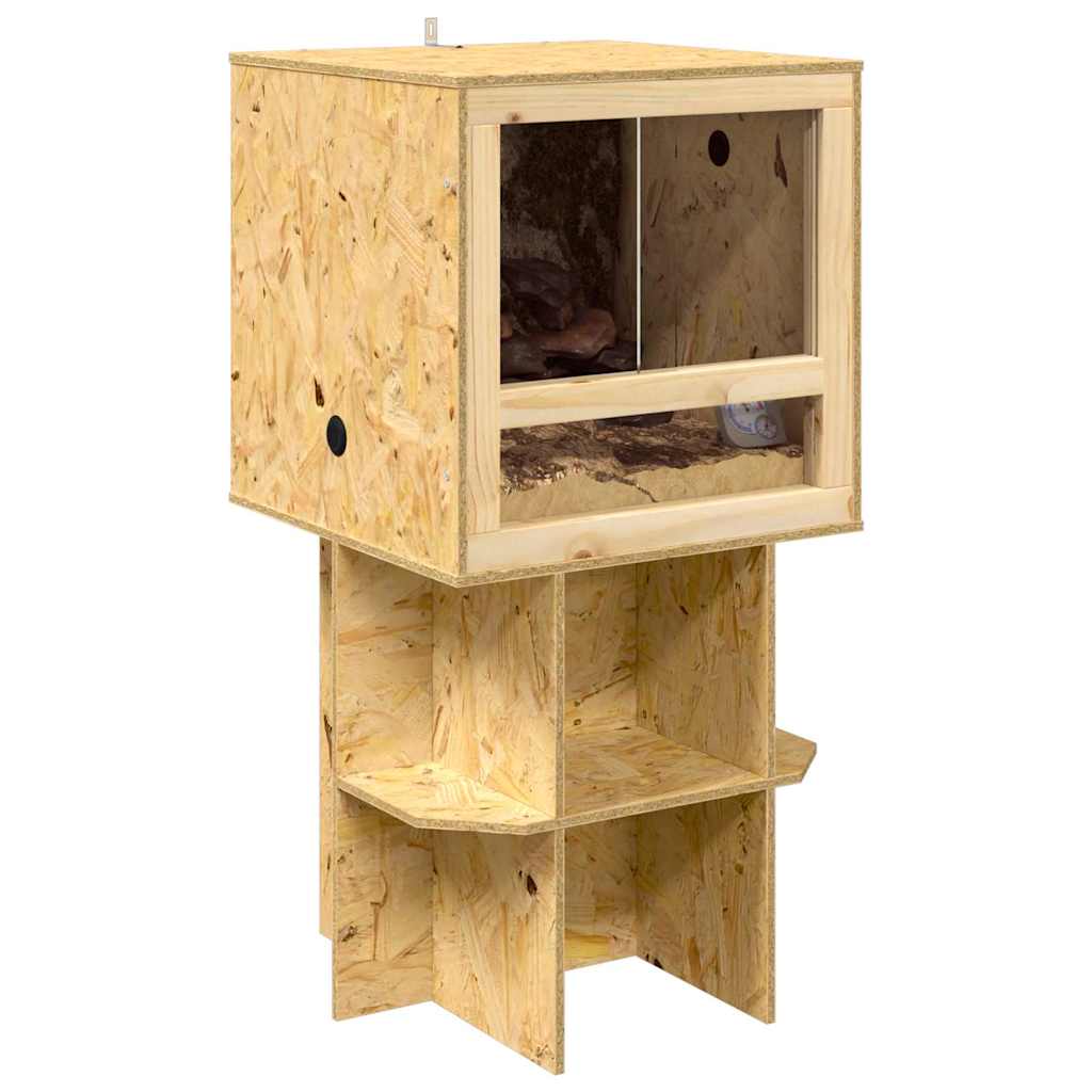 Vidaxl terrarium bruin 50 x 50 x 100 cm osb