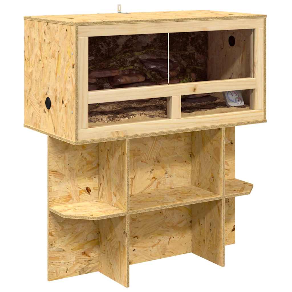Vidaxl terrarium bruin 80 x 40 x 90 cm osb