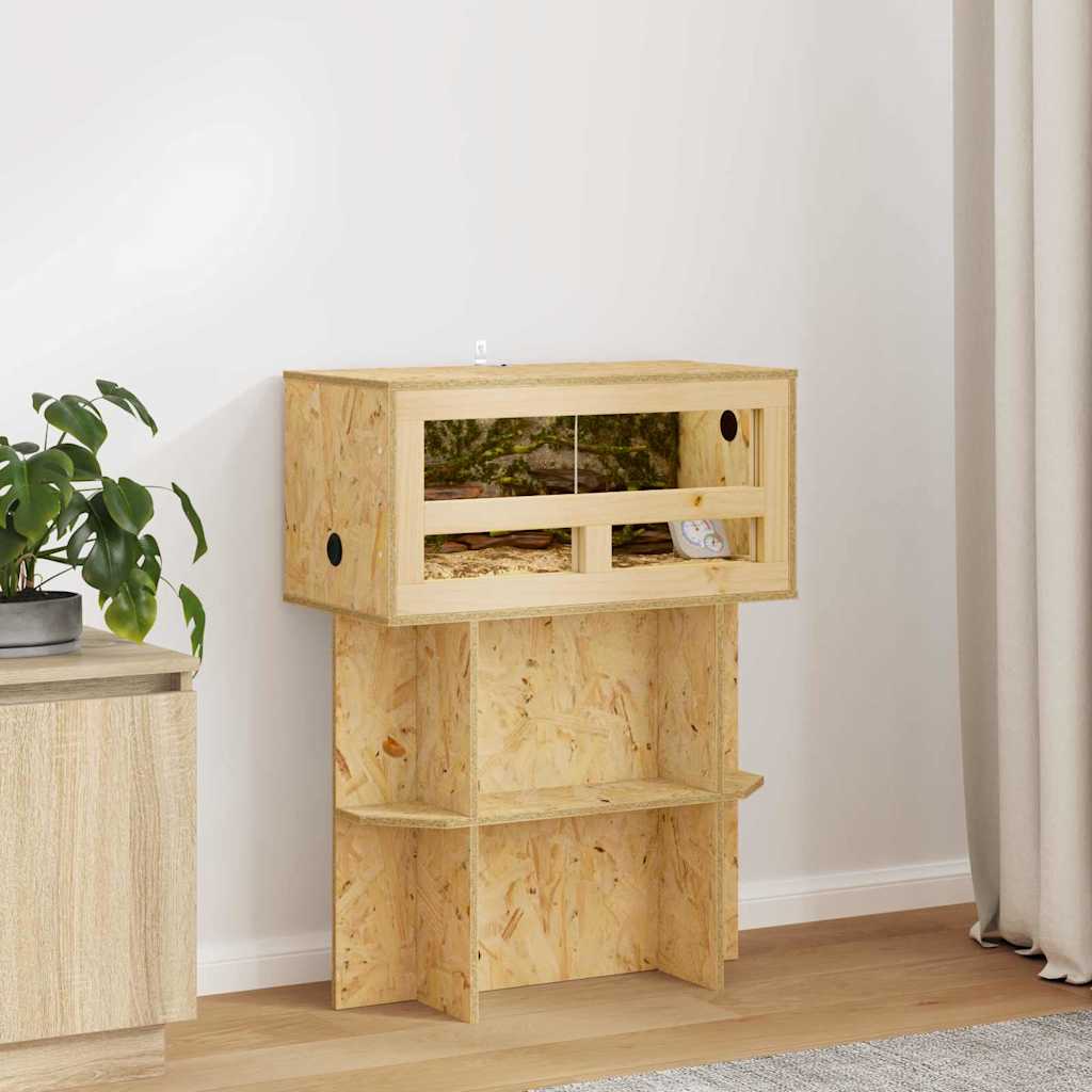 Vidaxl terrarium bruin 60 x 30 x 80 cm osb