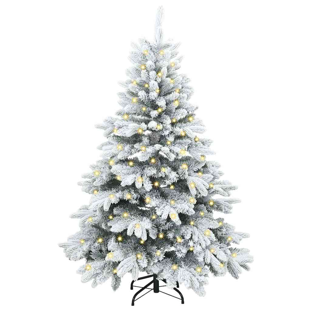 Vidaxl kunstkerstboom met 150 led met standaard wit 150 cm pe en pvc