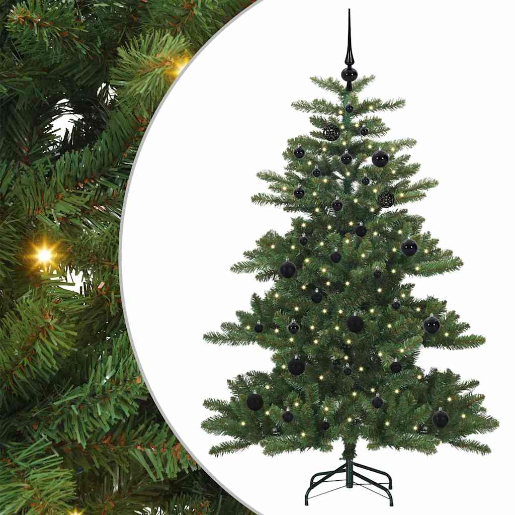 Vidaxl kunstmatige inklapbare kerstboom groen 150 cm pvc en staal