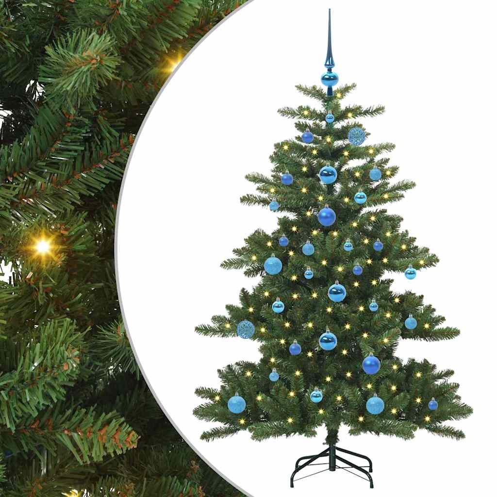 Vidaxl kunstmatige inklapbare kerstboom groen 150 cm pvc en staal