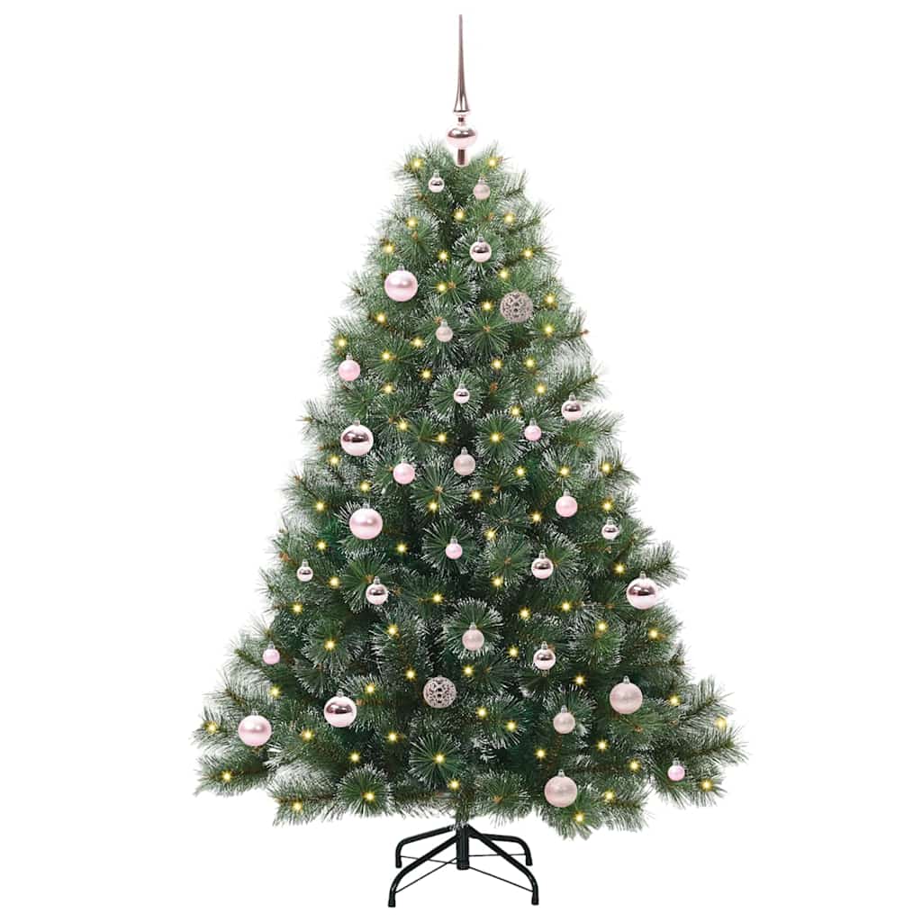 Vidaxl kunstkerstboom met 150 led met standaard groen 150 cm pe en pvc
