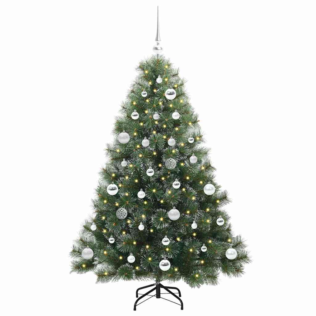 Vidaxl kunstkerstboom met 150 led met standaard groen 150 cm pe en pvc