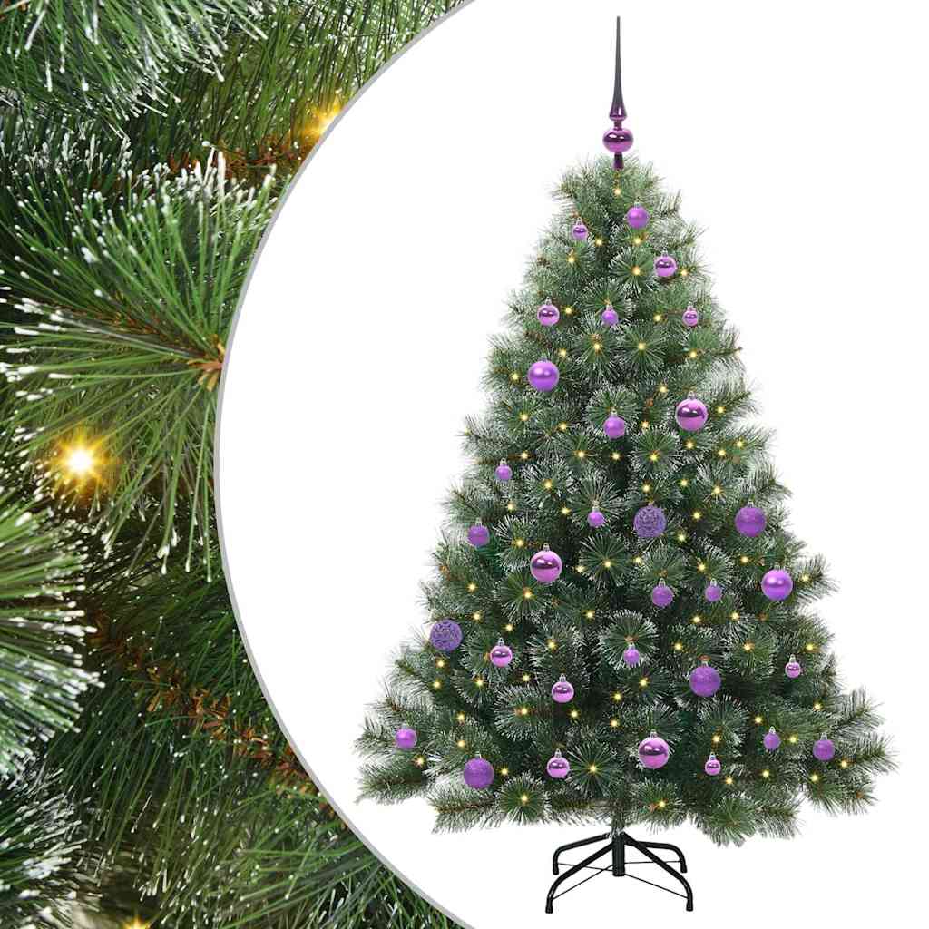Vidaxl kunstkerstboom met 150 led met standaard groen 150 cm pe en pvc