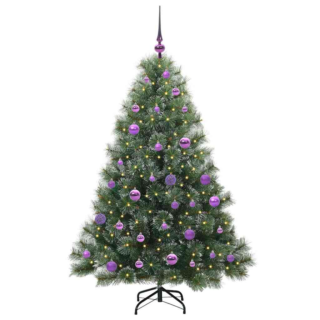 Vidaxl kunstkerstboom met 150 led met standaard groen 150 cm pe en pvc