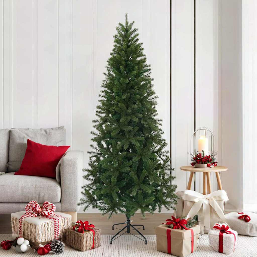 Vidaxl kunstkerstboom met standaard groen 180 cm pvc, pe en staal