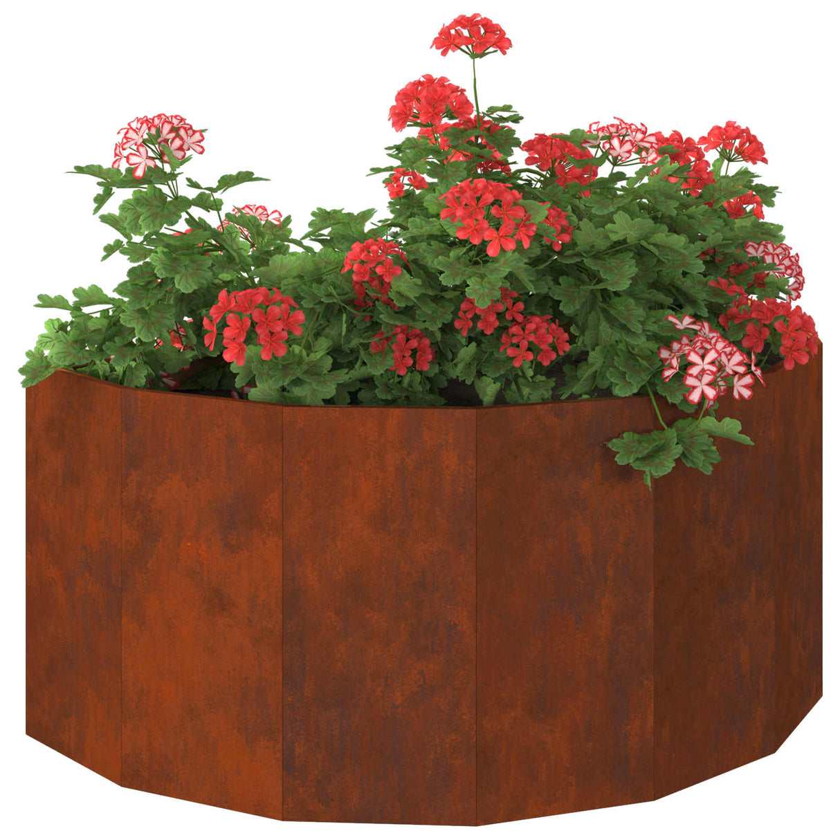 Vidaxl plantenbak roestig 120 x 60 x 50 cm cortenstaal