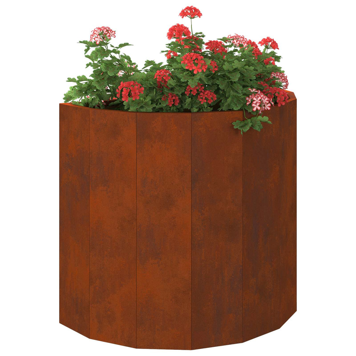 Vidaxl plantenbak roestig 60 x 30 x 50 cm cortenstaal