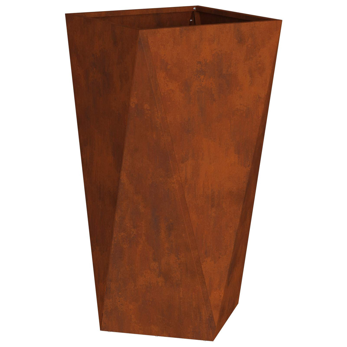 Vidaxl plantenbak roestig 40 x 40 x 75 cm cortenstaal