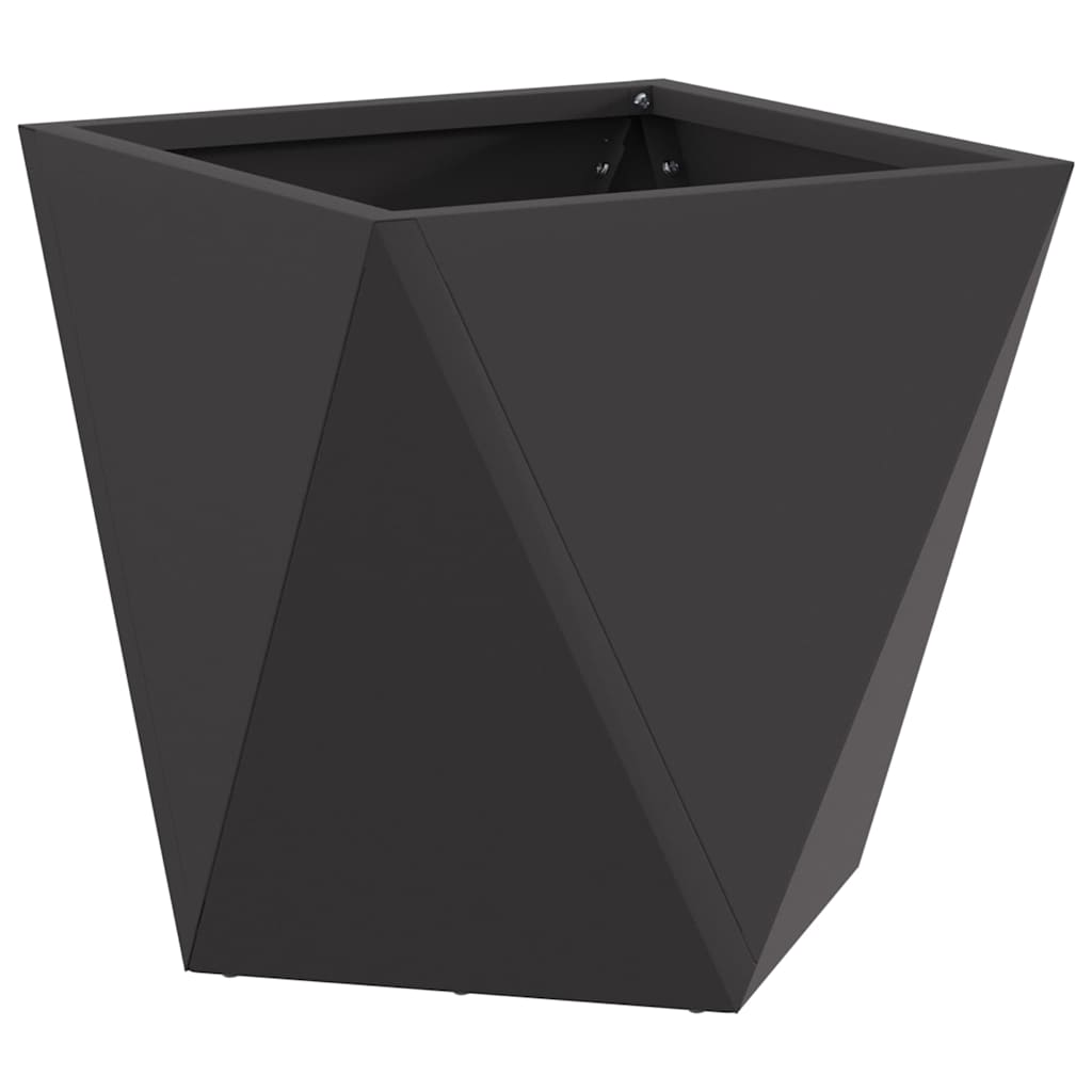 Vidaxl plantenbak zwart 30 x 30 x 30 cm staal