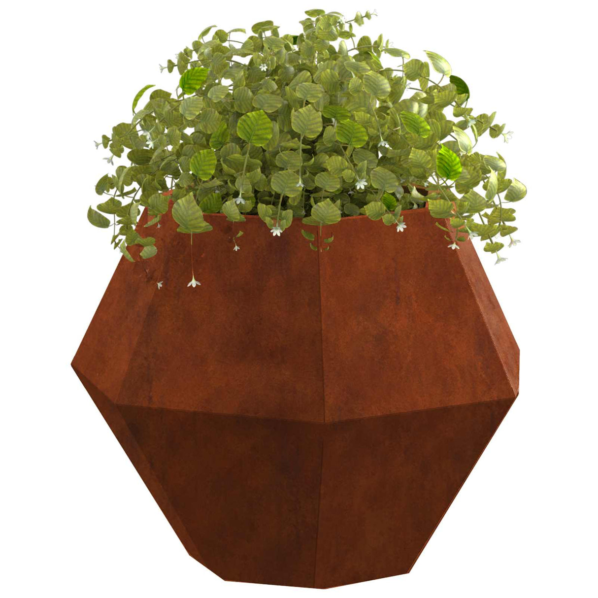Vidaxl plantenbak roestig 50 x 50 x 40 cm cortenstaal