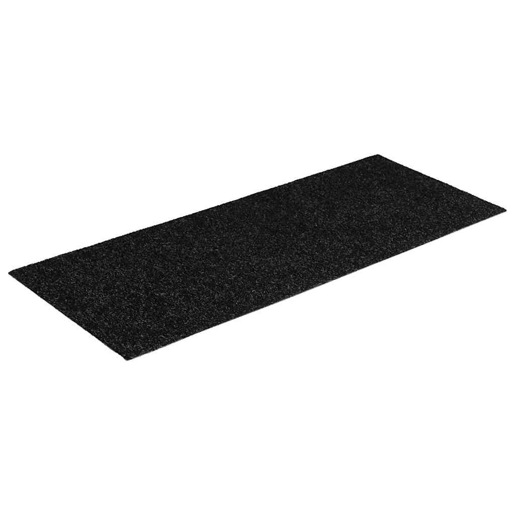 Vidaxl trapmatten zelfklevend 30 stuks 60x25 cm zwart rechthoekig