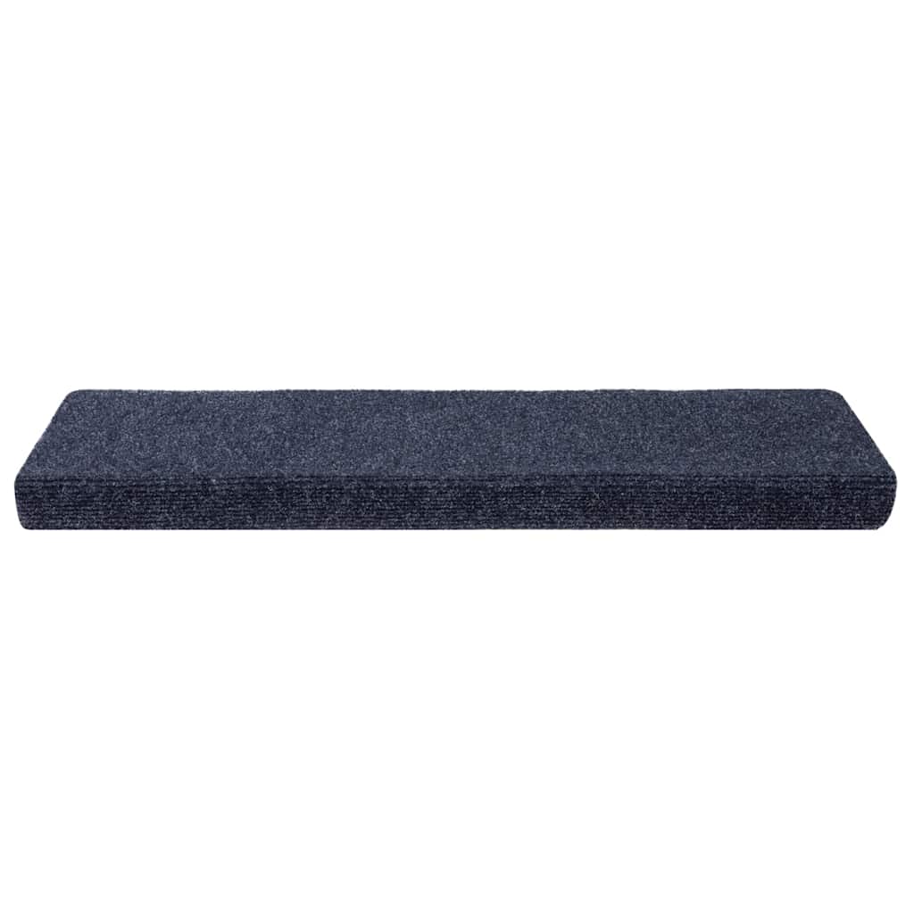 Vidaxl trapmatten zelfklevend 20 stuks 65x21x4 cm antraciet rechthoekige rand