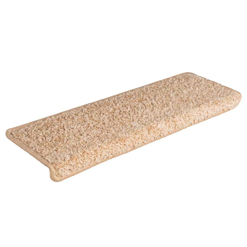 Vidaxl trapmatten 30 st 65x21x4 cm goud rechthoekige rand