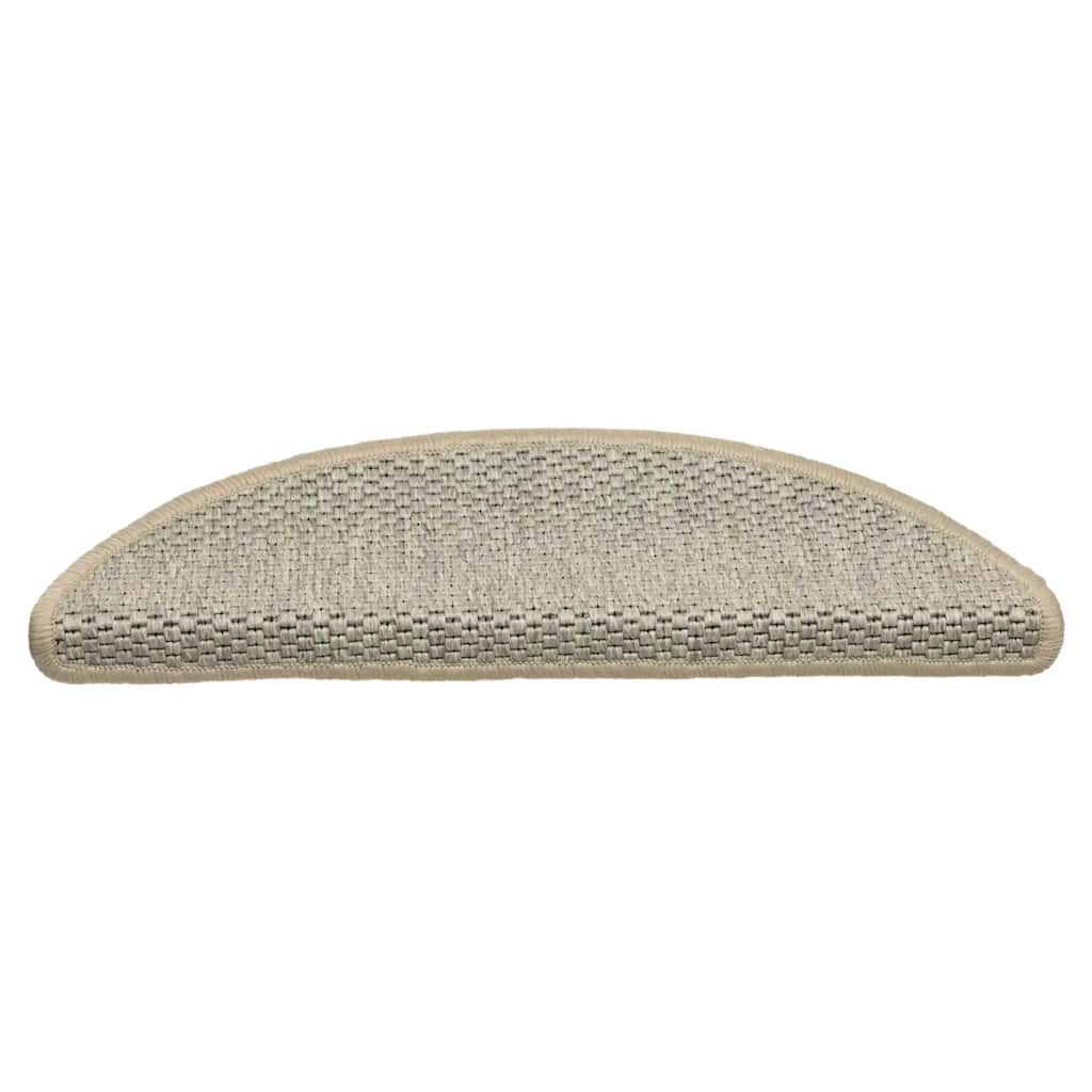Vidaxl trapmatten zelfklevend sisal-look 30 st 56x17x3 cm lichtgroen