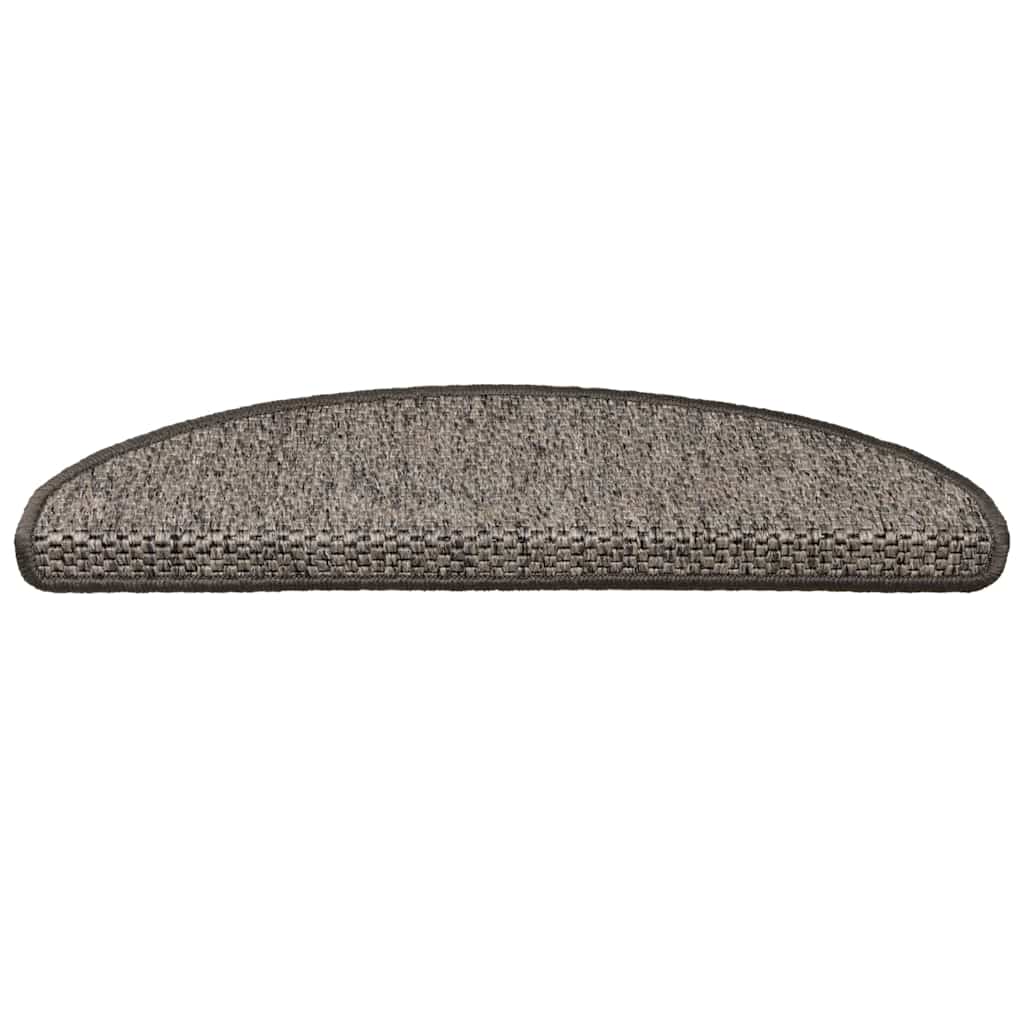 Vidaxl trapmatten zelfklevend sisal-look 30 st 65x21x4 cm grijs-beige