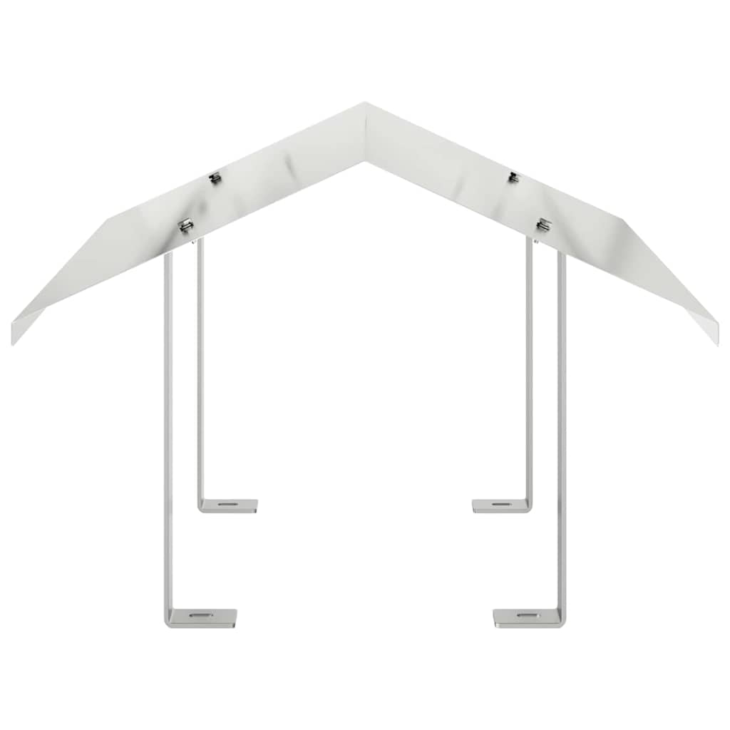 Vidaxl rookkap zilver 50 x 50 x 37 cm roestvrij staal
