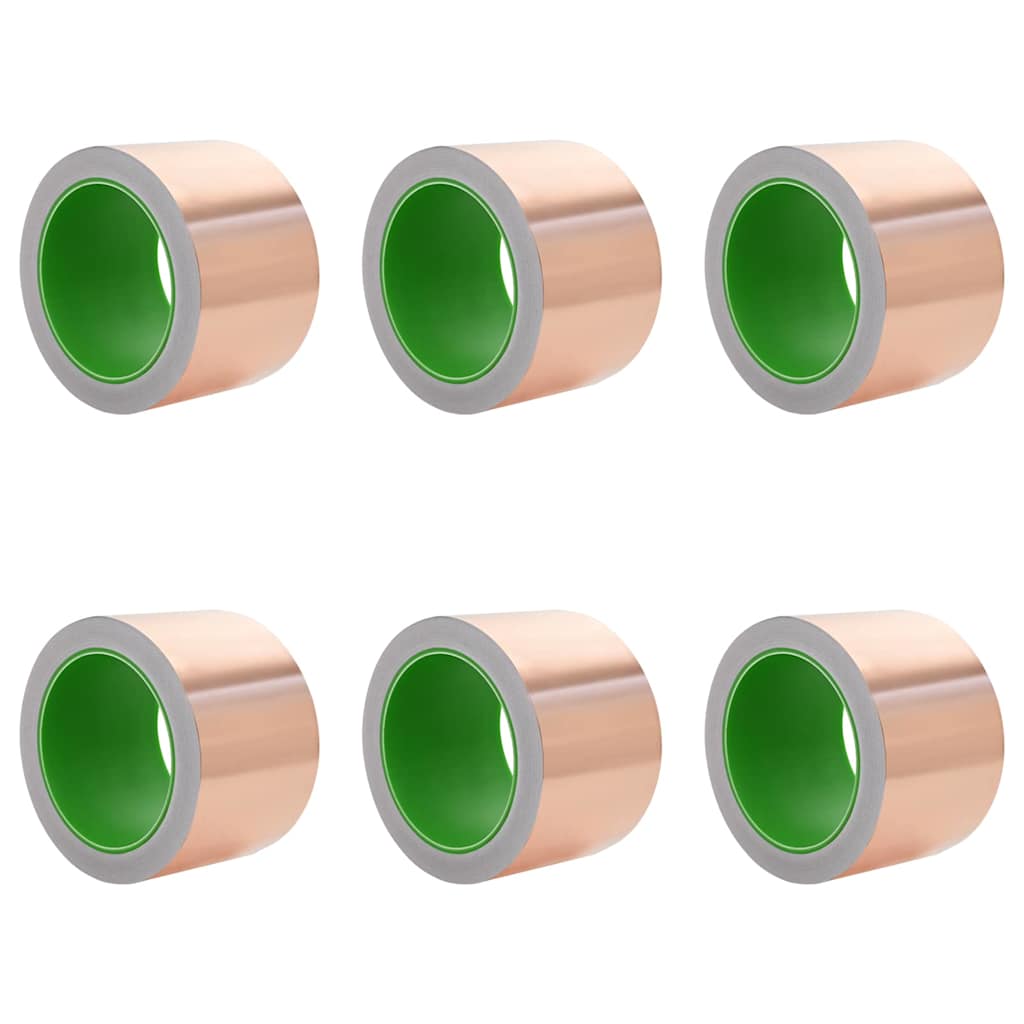 Vidaxl kopertape 6 pcs koper 2000 x 7 cm koper