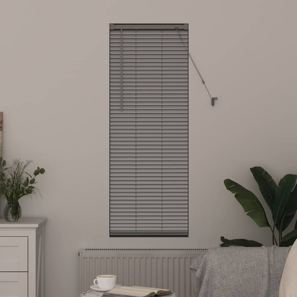 Vidaxl venetiaanse jaloezieën zilver 130 x 45 cm aluminium