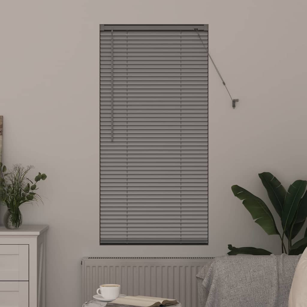 Vidaxl venetiaanse jaloezieën zilver 130 x 60 cm aluminium