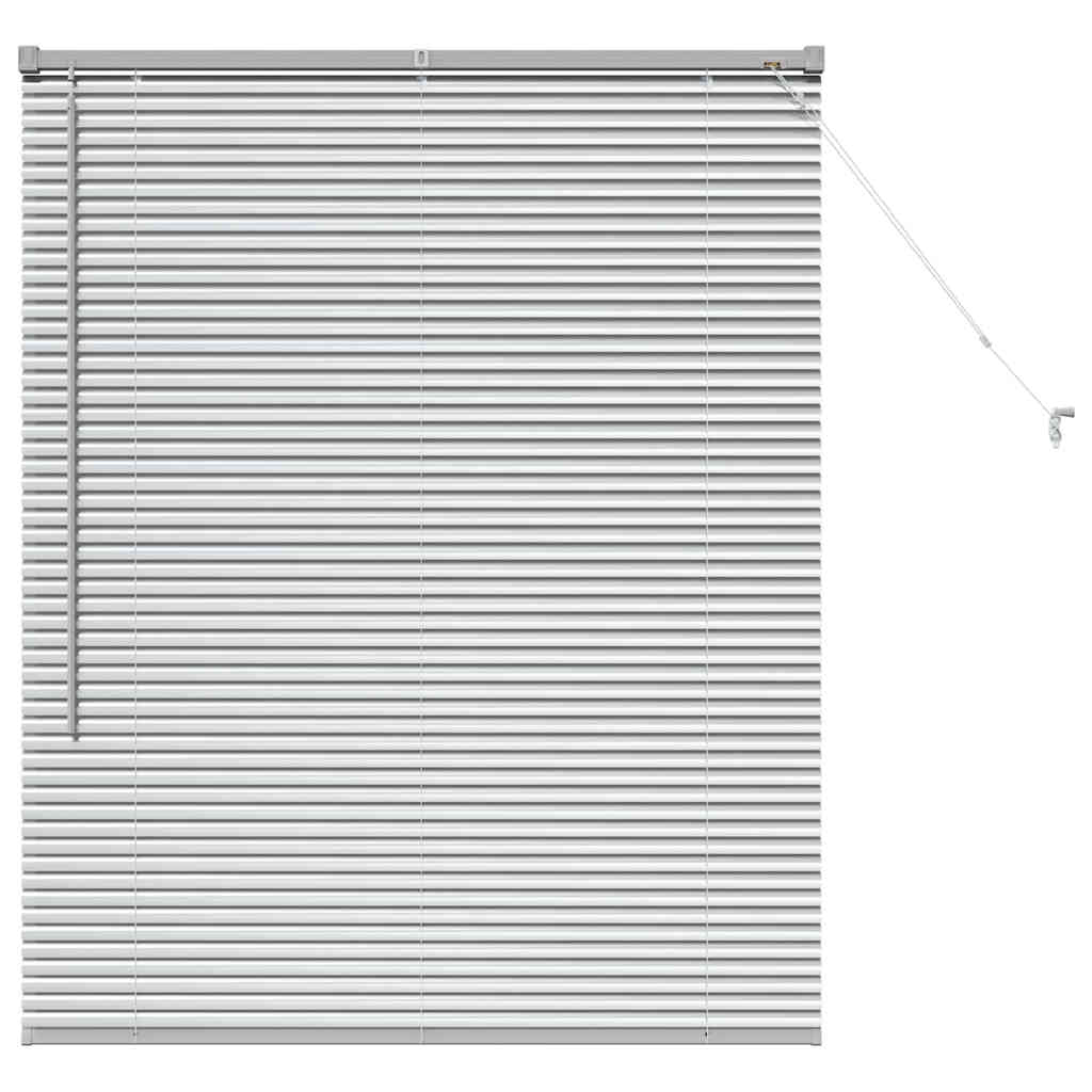 Vidaxl venetiaanse jaloezieën zilver 130 x 100 cm aluminium
