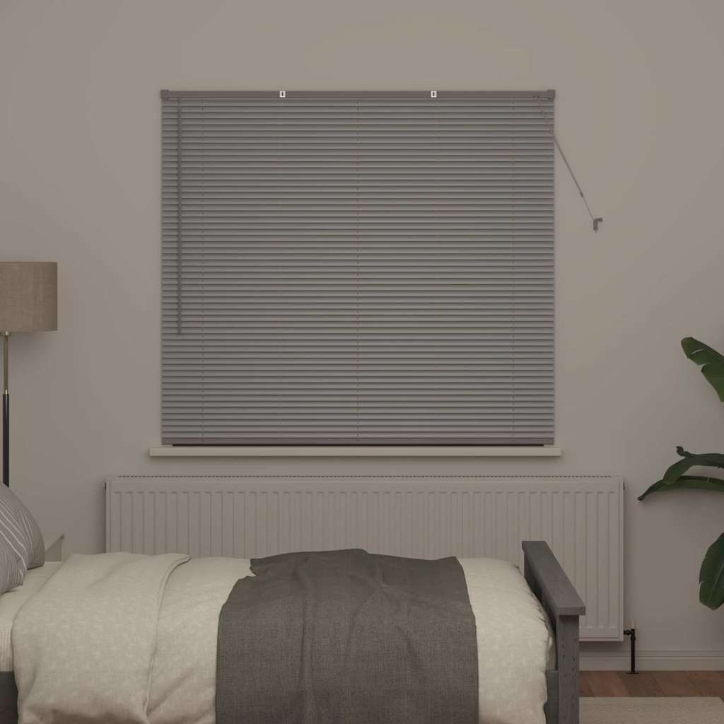 Vidaxl venetiaanse jaloezieën zilver 130 x 145 cm aluminium