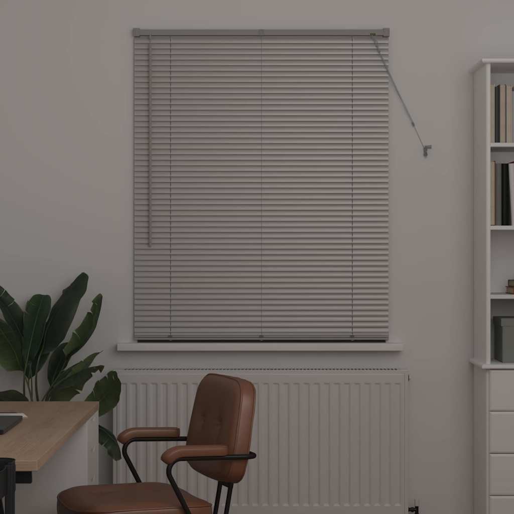 Vidaxl venetiaanse jaloezieën zilver 175 x 105 cm aluminium