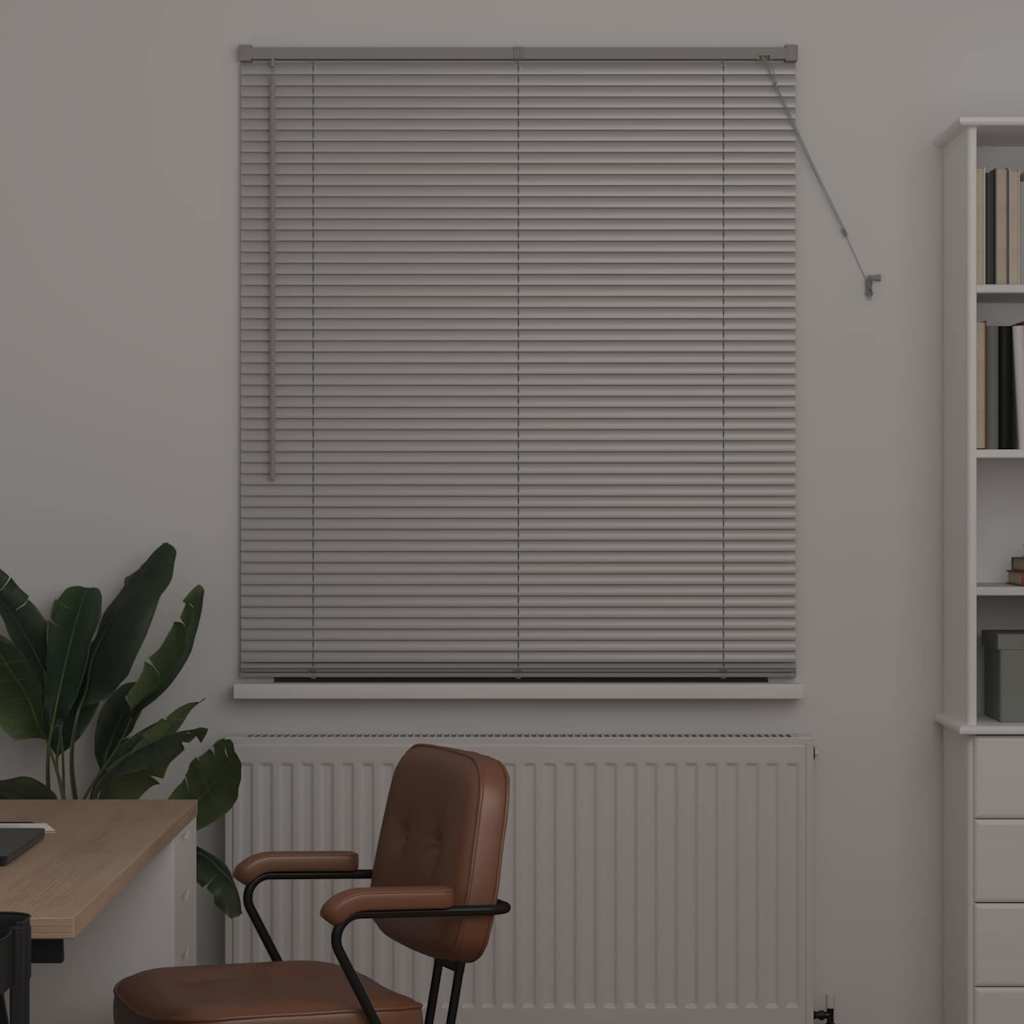 Vidaxl venetiaanse jaloezieën zilver 175 x 120 cm aluminium