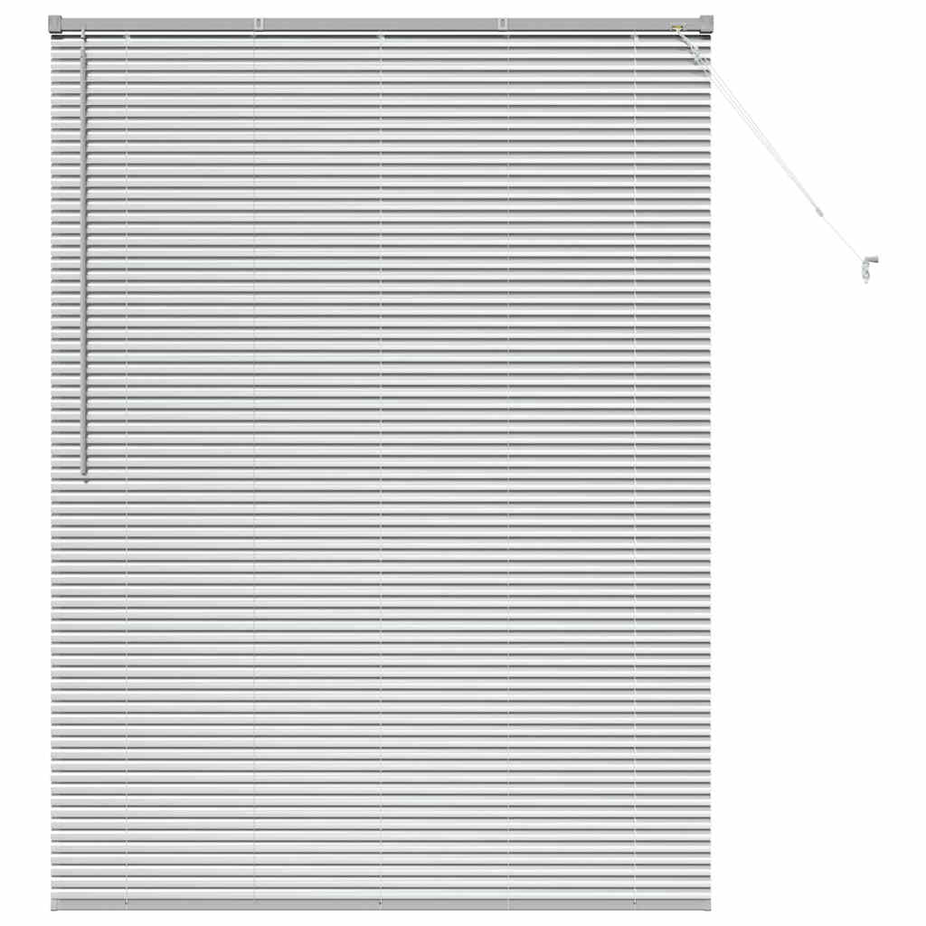 Vidaxl venetiaanse jaloezieën zilver 175 x 130 cm aluminium