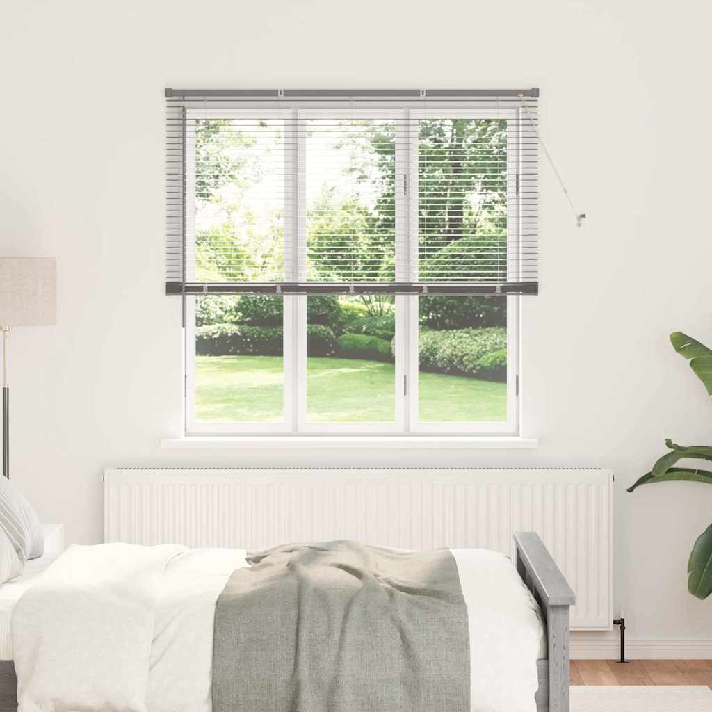 Vidaxl venetiaanse jaloezieën zilver 175 x 140 cm aluminium