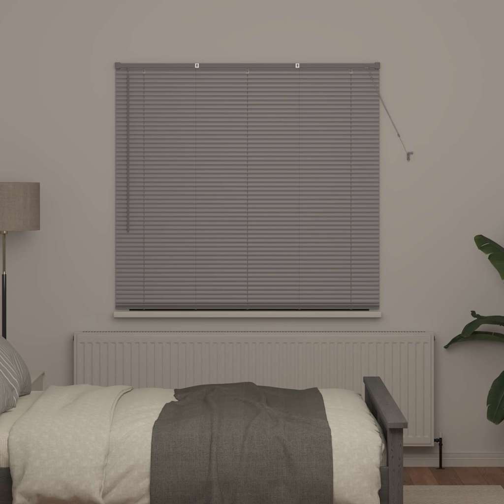 Vidaxl venetiaanse jaloezieën zilver 175 x 150 cm aluminium