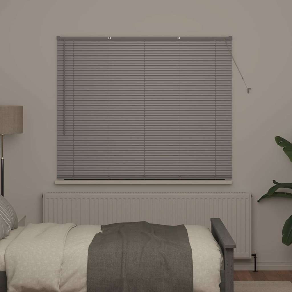 Vidaxl venetiaanse jaloezieën zilver 175 x 155 cm aluminium
