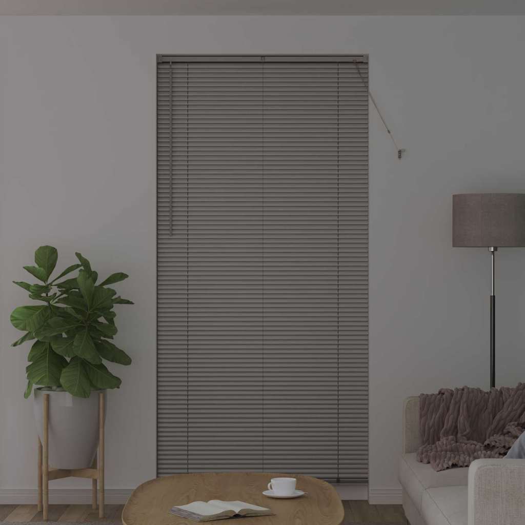 Vidaxl venetiaanse jaloezieën zilver 220 x 100 cm aluminium