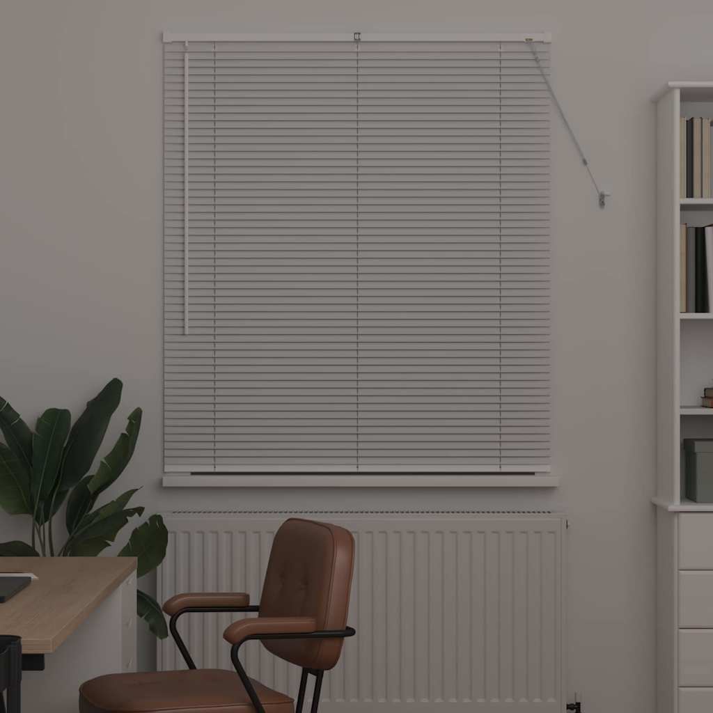 Vidaxl venetiaanse jaloezieën wit 130 x 120 cm aluminium