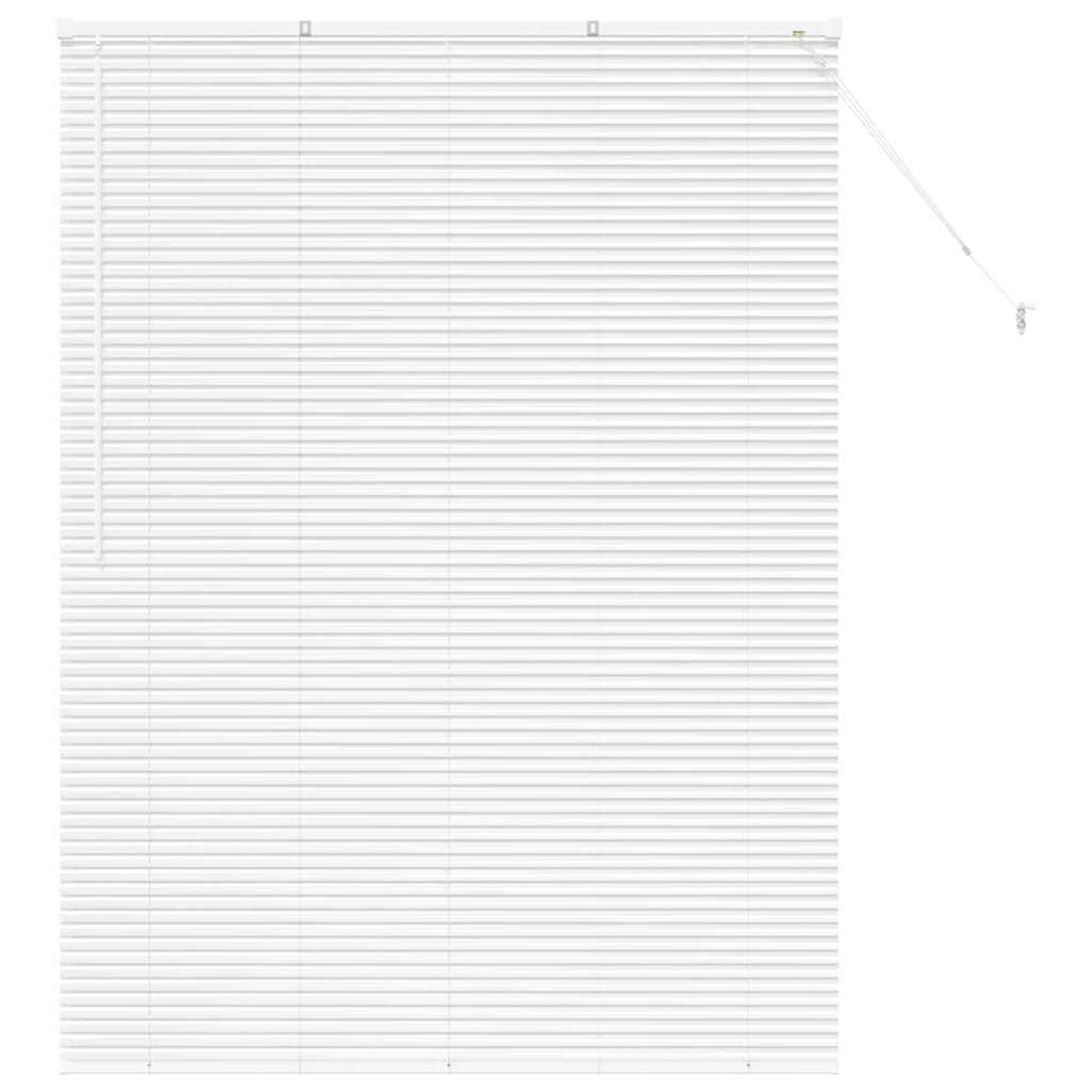 Vidaxl venetiaanse jaloezieën wit 175 x 130 cm aluminium