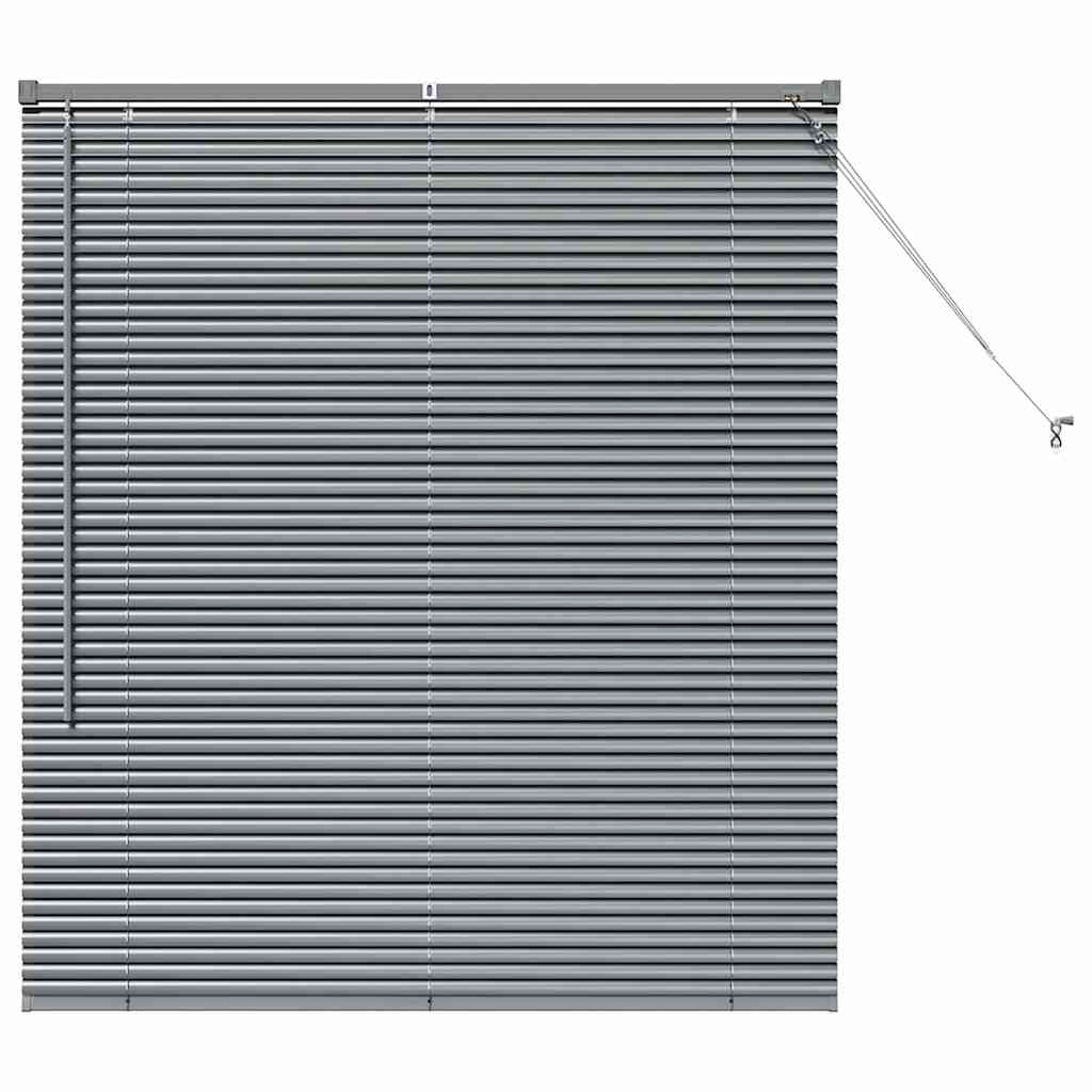 Vidaxl venetiaanse jaloezieën donkergrijs 130 x 120 cm aluminium