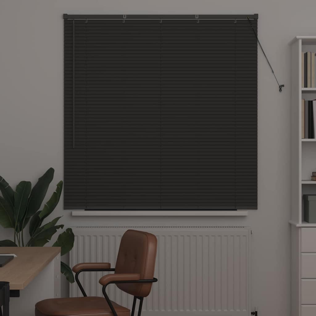 Vidaxl venetiaanse jaloezieën donkergrijs 130 x 130 cm aluminium