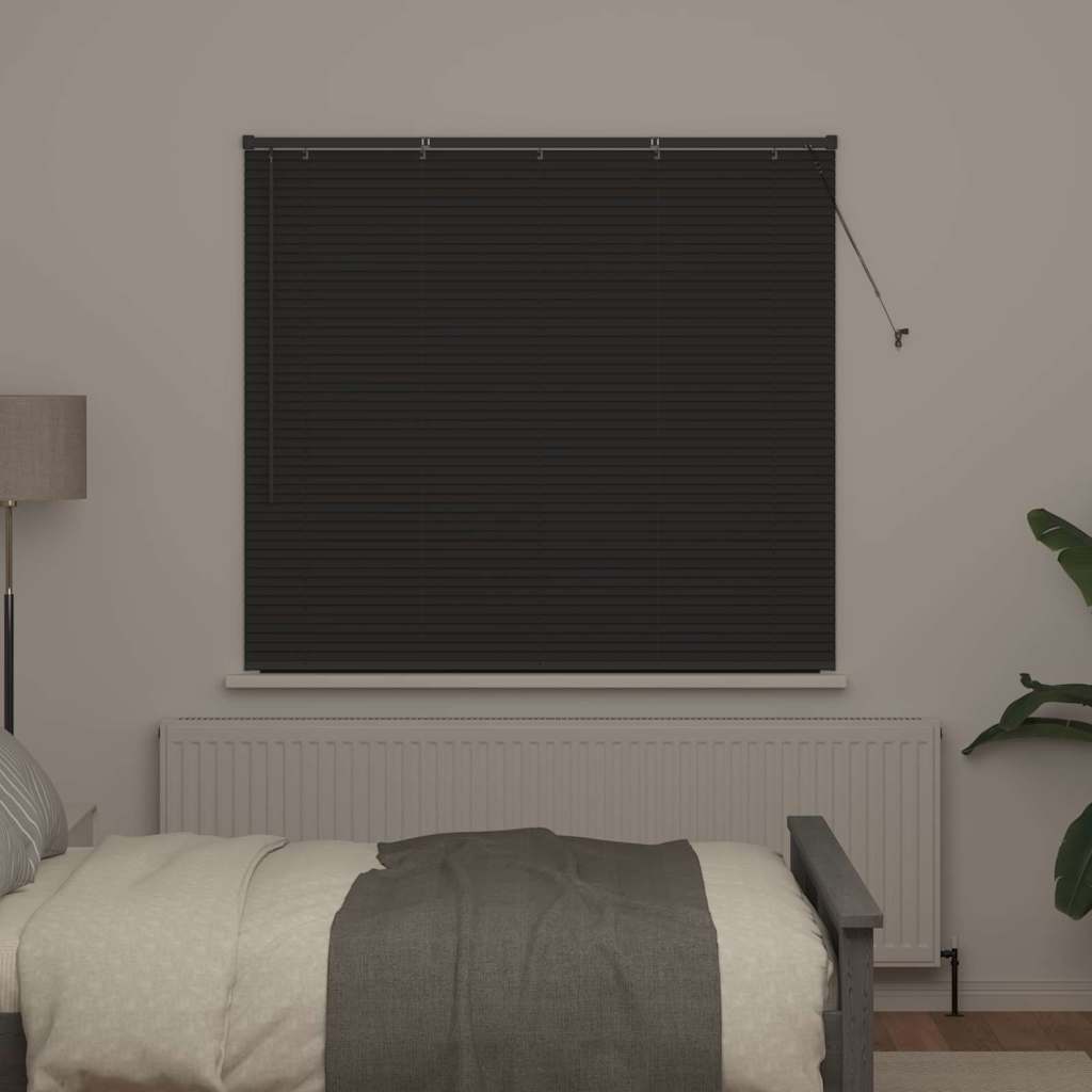 Vidaxl venetiaanse jaloezieën donkergrijs 130 x 145 cm aluminium