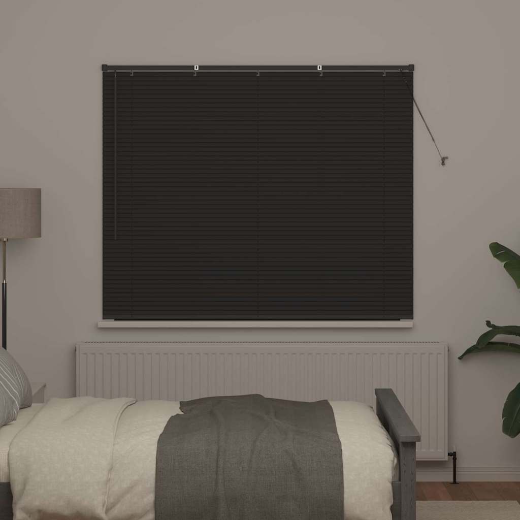 Vidaxl venetiaanse jaloezieën donkergrijs 130 x 155 cm aluminium