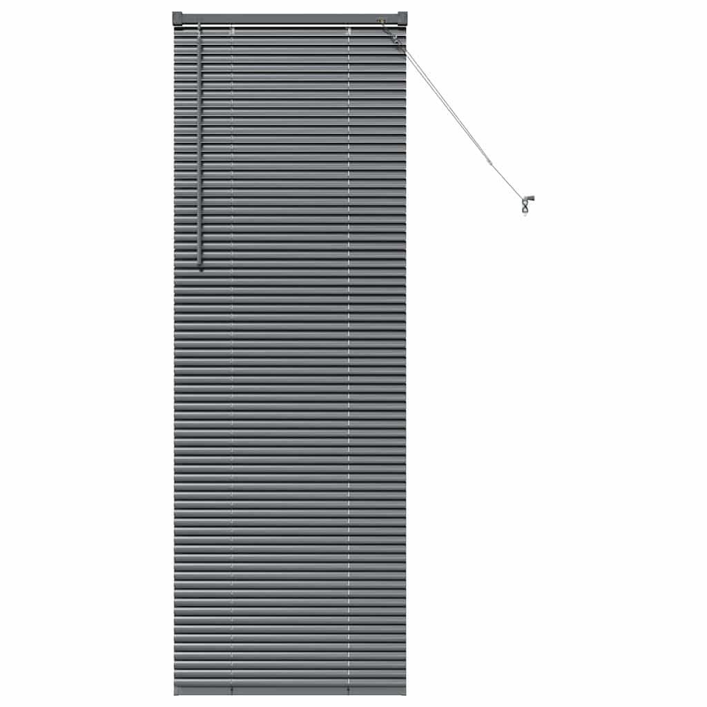 Vidaxl venetiaanse jaloezieën donkergrijs 175 x 65 cm aluminium