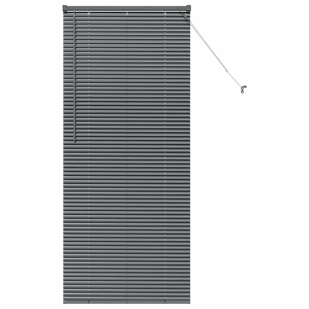 Vidaxl venetiaanse jaloezieën donkergrijs 175 x 80 cm aluminium