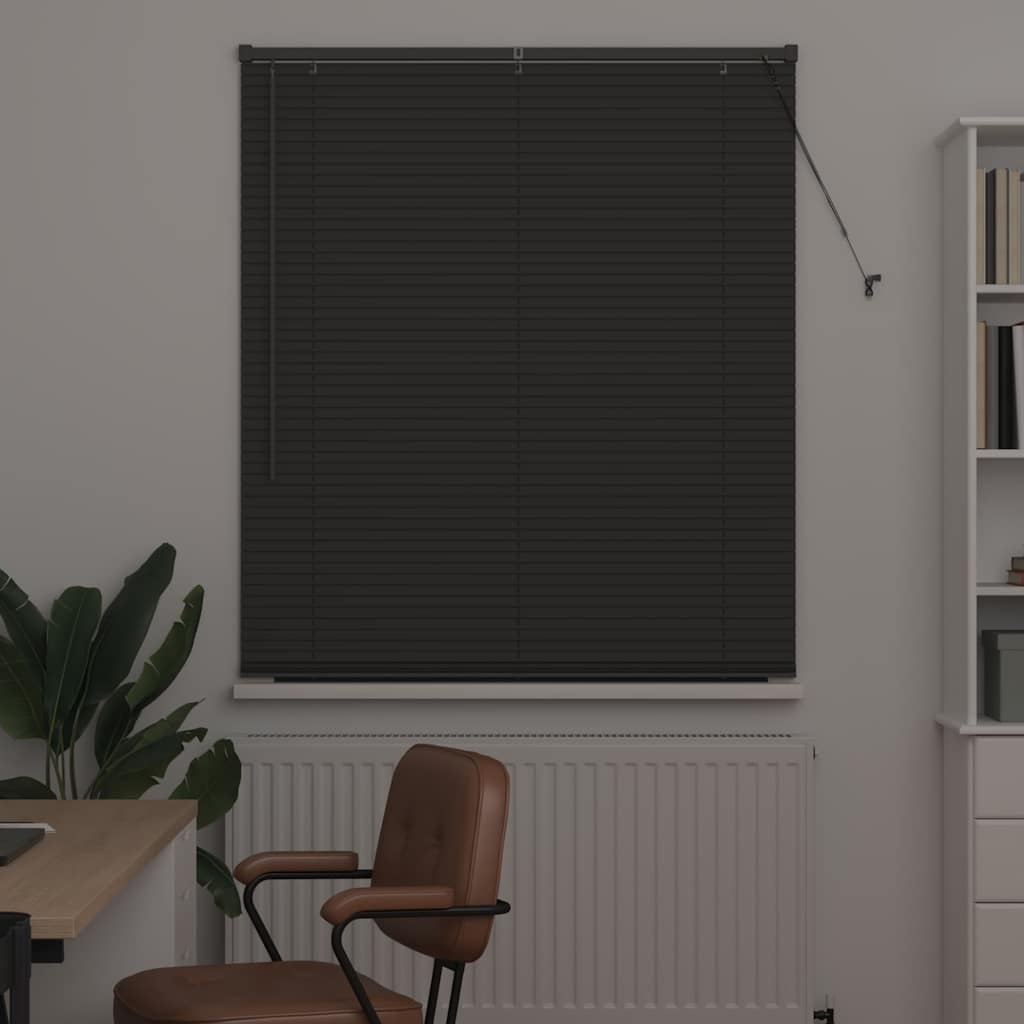 Vidaxl venetiaanse jaloezieën donkergrijs 175 x 110 cm aluminium