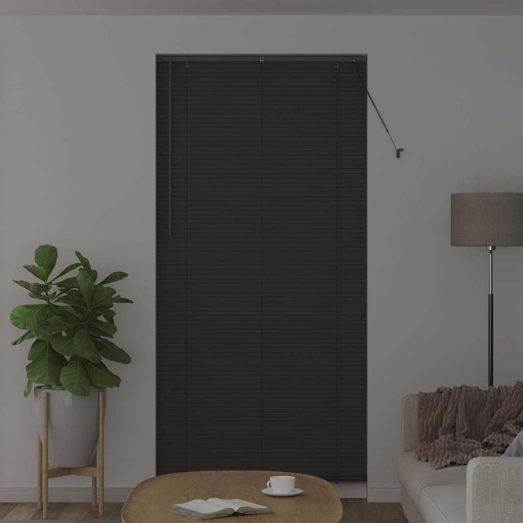 Vidaxl venetiaanse jaloezieën donkergrijs 220 x 100 cm aluminium