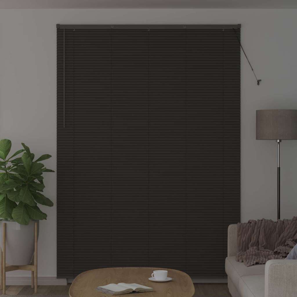 Vidaxl venetiaanse jaloezieën donkergrijs 220 x 160 cm aluminium